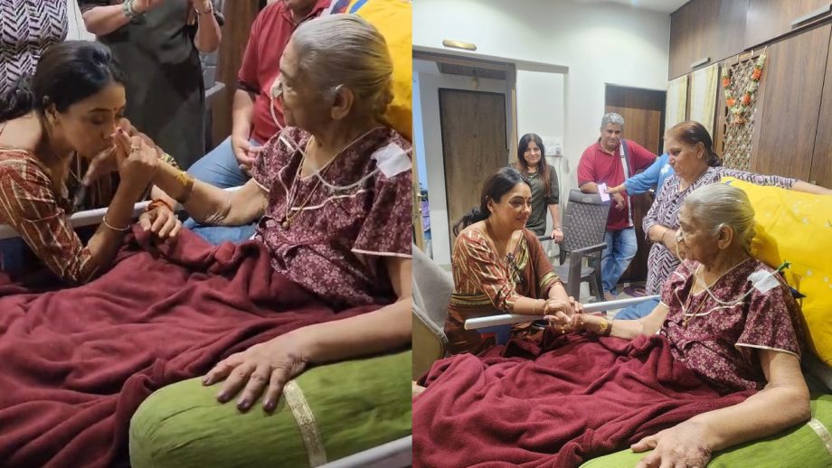 Rupali Ganguly Wins Hearts As She Visits Viraj Ghelani's Ailing Grandmother In Hospital 951318