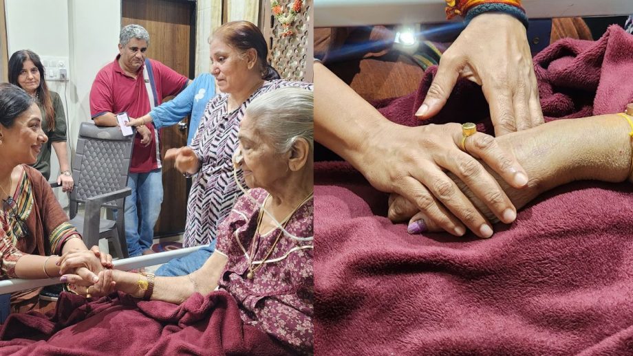 Rupali Ganguly Wins Hearts As She Visits Viraj Ghelani's Ailing Grandmother In Hospital 951317