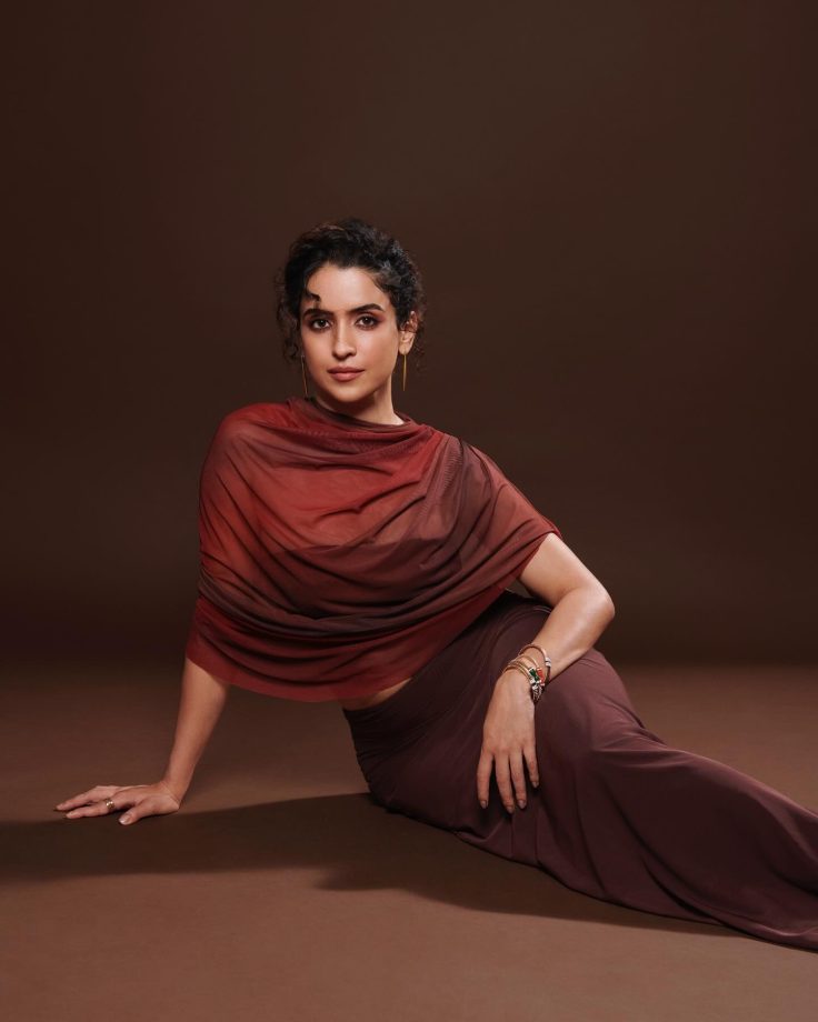 Sanya Malhotra Commands in Chic Brown Tones 950776