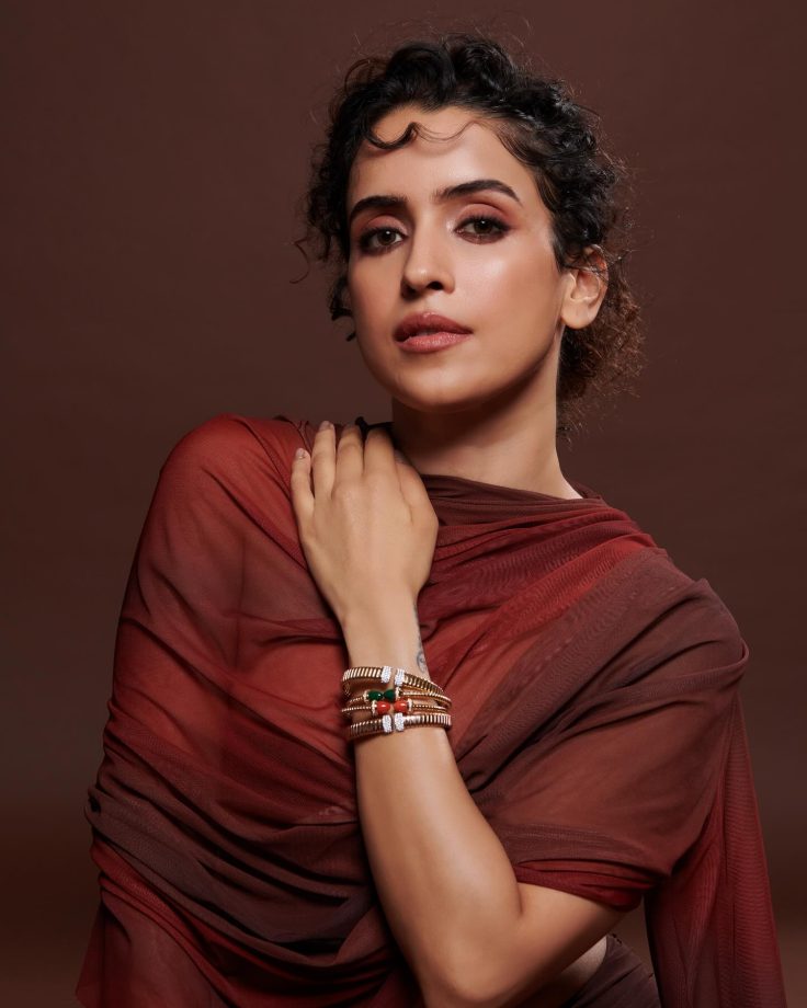 Sanya Malhotra Commands in Chic Brown Tones 950772