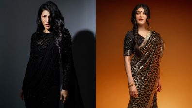 Shruti Haasan’s Black Saree Glam: Designer Drama or Banarasi Beauty?