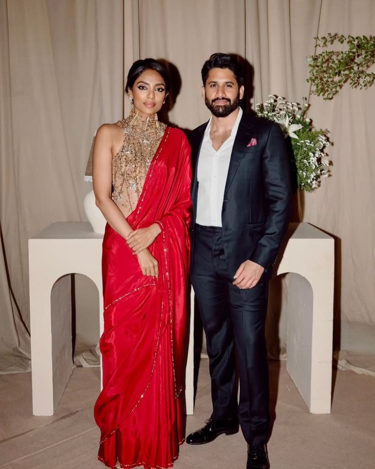 Sobhita Dhulipala Stuns In Blood Red Saree At Akhil’s Reception 951582