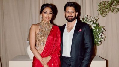 Sobhita Dhulipala Stuns In Blood Red Saree At Akhil’s Reception