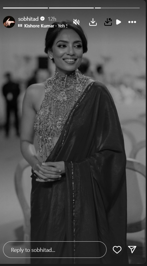 Sobhita Dhulipala Stuns In Blood Red Saree At Akhil’s Reception 951583
