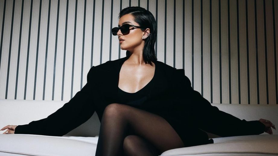 Tara Sutaria Exudes Power In Cheeky Black Attire, Steals Hearts With Short Hairstyle 951167