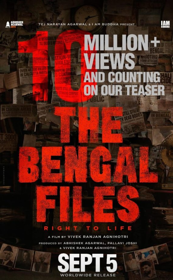 Vivek Ranjan Agnihotri’s The Bengal Files Teaser Crosses 10 Million Views: Another Haunting Chapter After The Kashmir Files! 952269