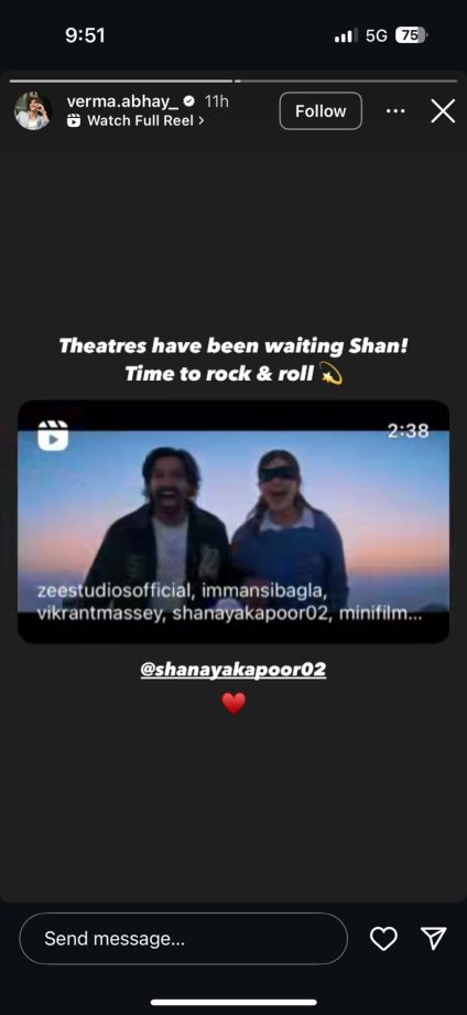 Aankhon Ki Gustaakhiyan Trailer Celebrity Reaction: Suhana Khan, Khushi Kapoor, Ananya Panday & Others Welcome Debutant Shanaya Kapoor to the Movies; Arjun Kapoor, Janhvi Kapoor, Karan Johar & Others Cheer for Vikrant Massey's Classic Performance 954756