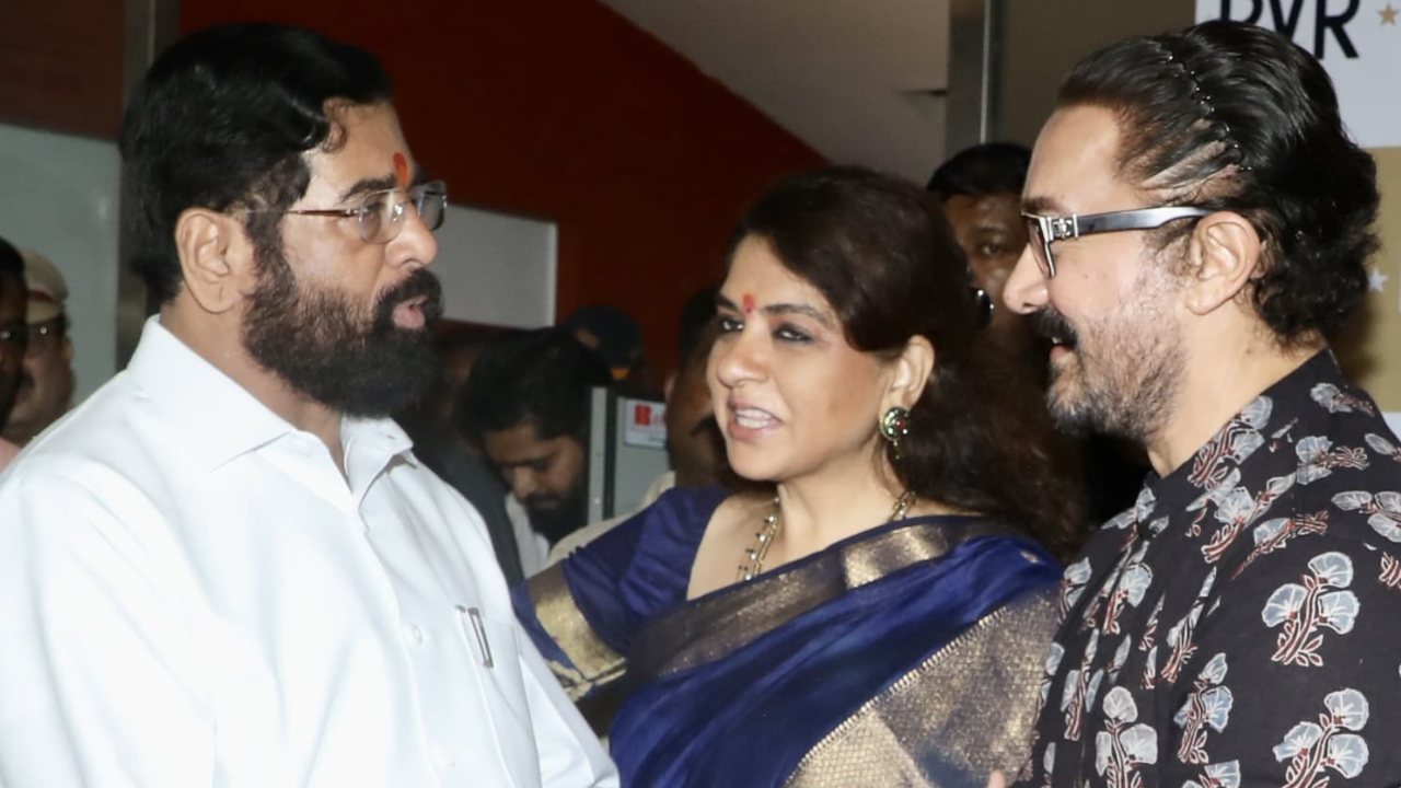 Amidst it's success spree, Sitaare Zameen Par shines at special screening hosted by Shaina NC; Eknath Shinde and Aamir Khan in attendance! 957386