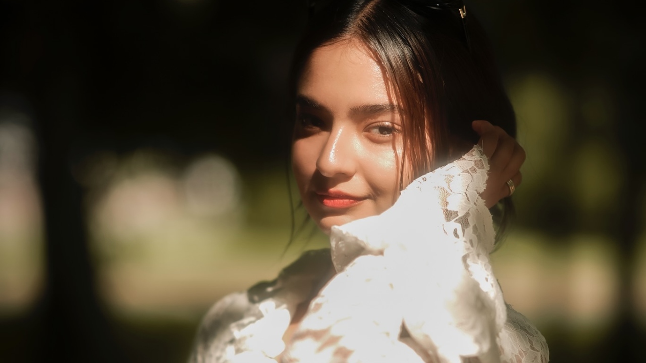 Anushka Sen Exudes Vintage Romance In White Netted Top & Braided Hairdo – See Pics
