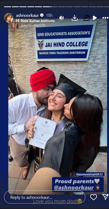 Ashnoor Kaur Graduates In BMM From Jai Hind College – A Perfect Blend Of Beauty With Brains! 958696