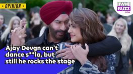 Ajay Devgn can't dance s**la, but still he rocks the stage