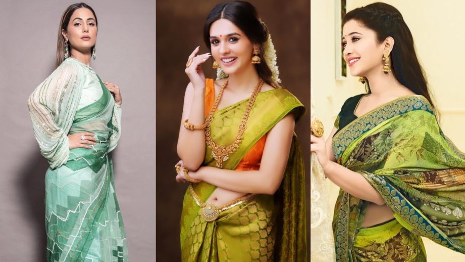 Hariyali Teej 2025: TV Celebrity-Inspired Green Saree and Blouse Combinations to Try 958926