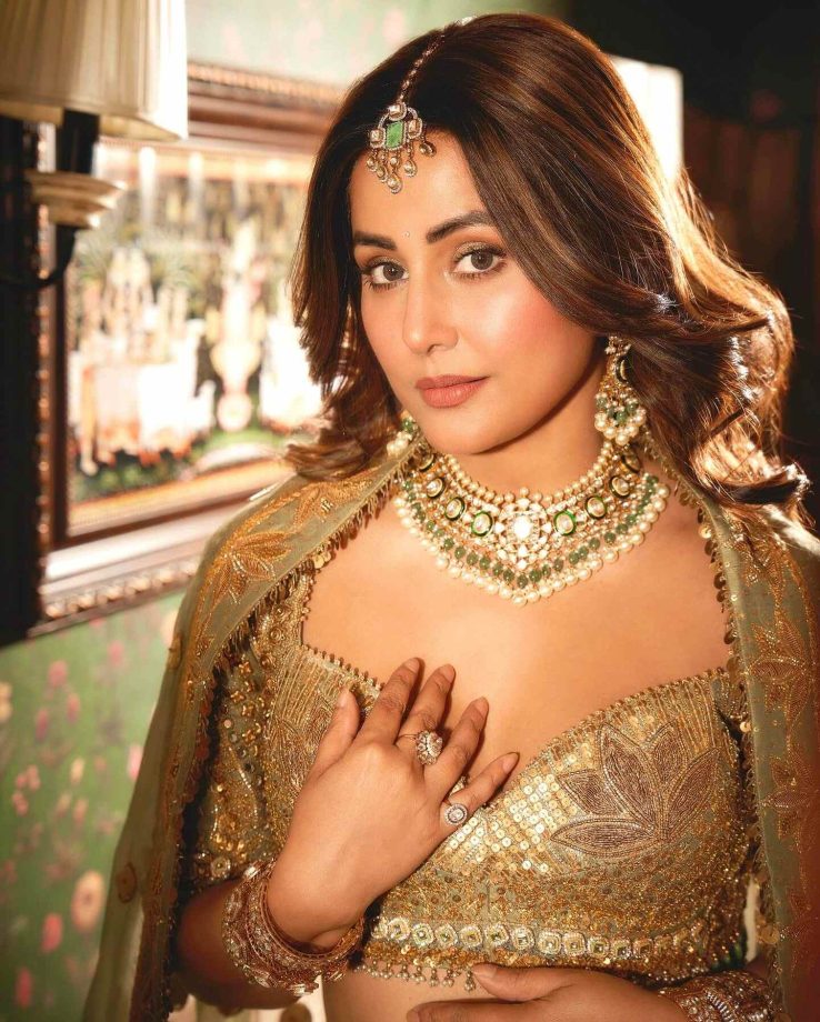 Hina Khan’s Desi Glam with a Golden Touch 958350