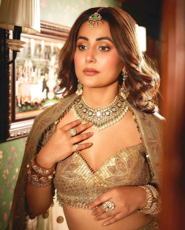 Hina Khan’s Desi Glam with a Golden Touch 958346