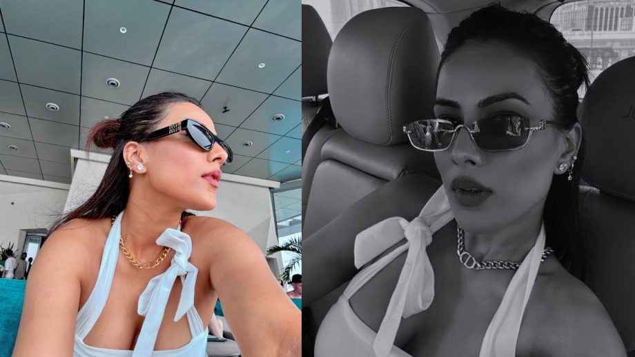 Hot Shoulders, Toned Legs: Nia Sharma’s Black Monokini Moment Steals The Show 956309