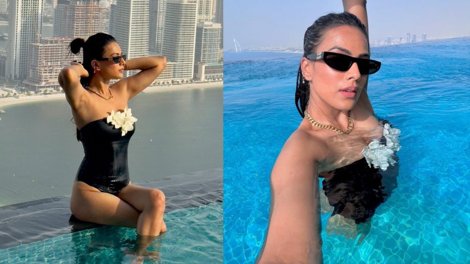 Hot Shoulders, Toned Legs: Nia Sharma’s Black Monokini Moment Steals The Show 956311