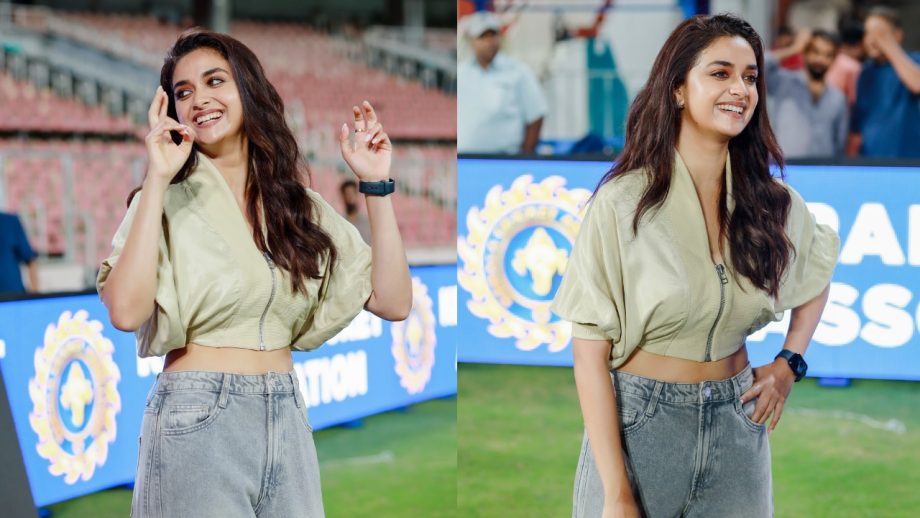 Keerthy Suresh's Best Western Outfit Moments So Far: Denim To Mini Dress 958036