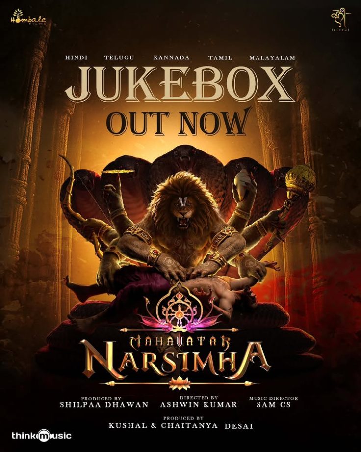 Let the divine roar flow track by track! Mahavatar Narsimha juke box is out now! 955984