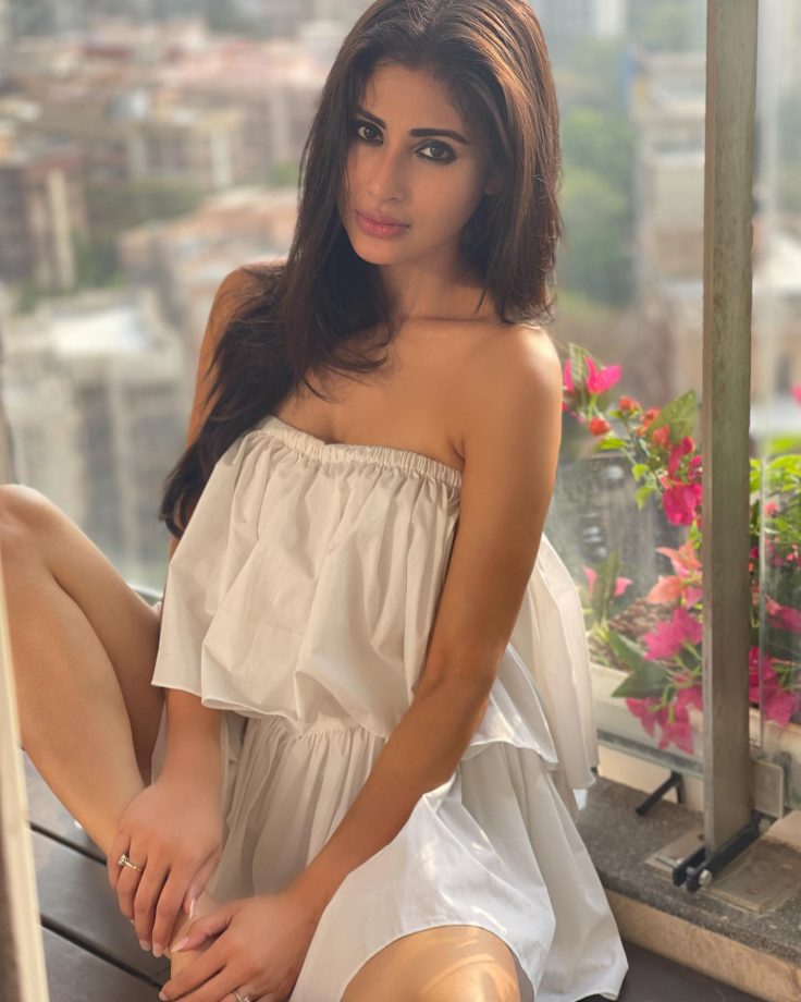 Mouni Roy Serves Bold & Elegant Vibes In Chic Strapless Mini Dresses: See Pics 957734
