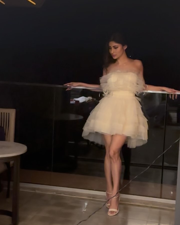 Mouni Roy Serves Bold & Elegant Vibes In Chic Strapless Mini Dresses: See Pics 957733