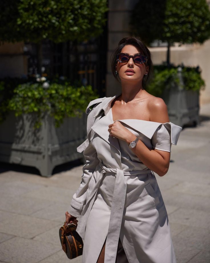 Nora Fatehi’s Luxe Trench Look Redefines High-Street Glam 955155