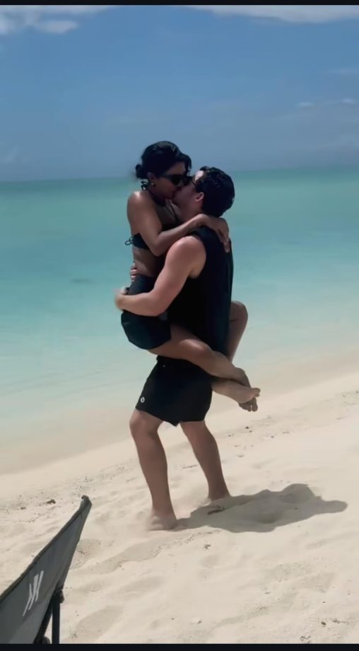 Priyanka Chopra Kisses Nick, Cuddles Malti During Birthday Getaway: “I Go Into 43, Baby” 957588
