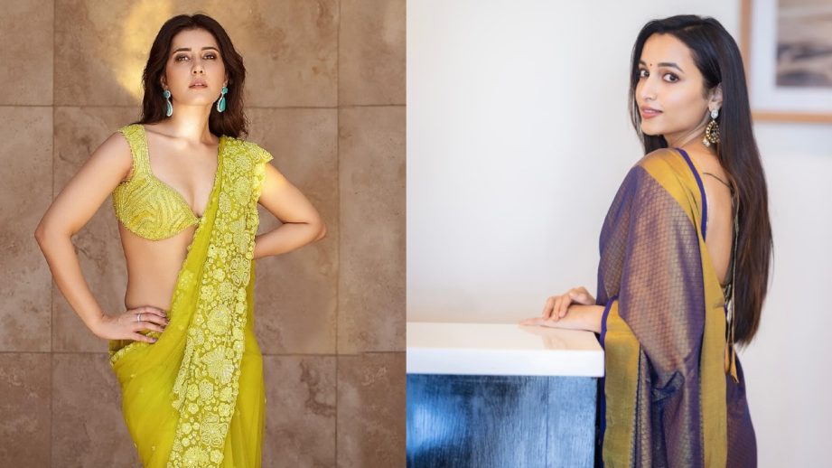 Raashii Khanna To Srinidhi Shetty: South Divas Slay In Bold Blouse Designs 957148