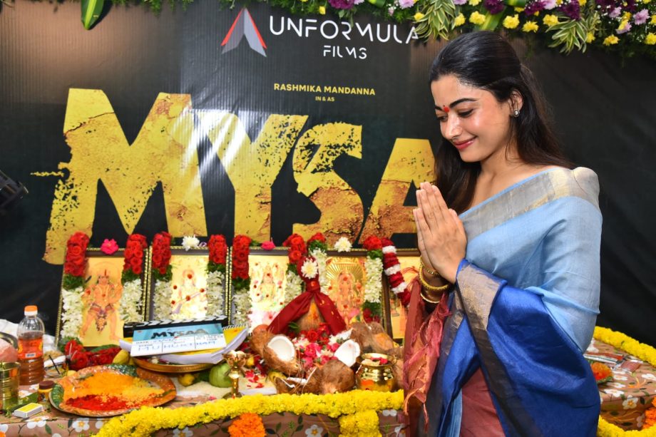 Rashmika Mandanna’s Pan-India Action Drama Mysaa Launched with Grand Ceremony 959332