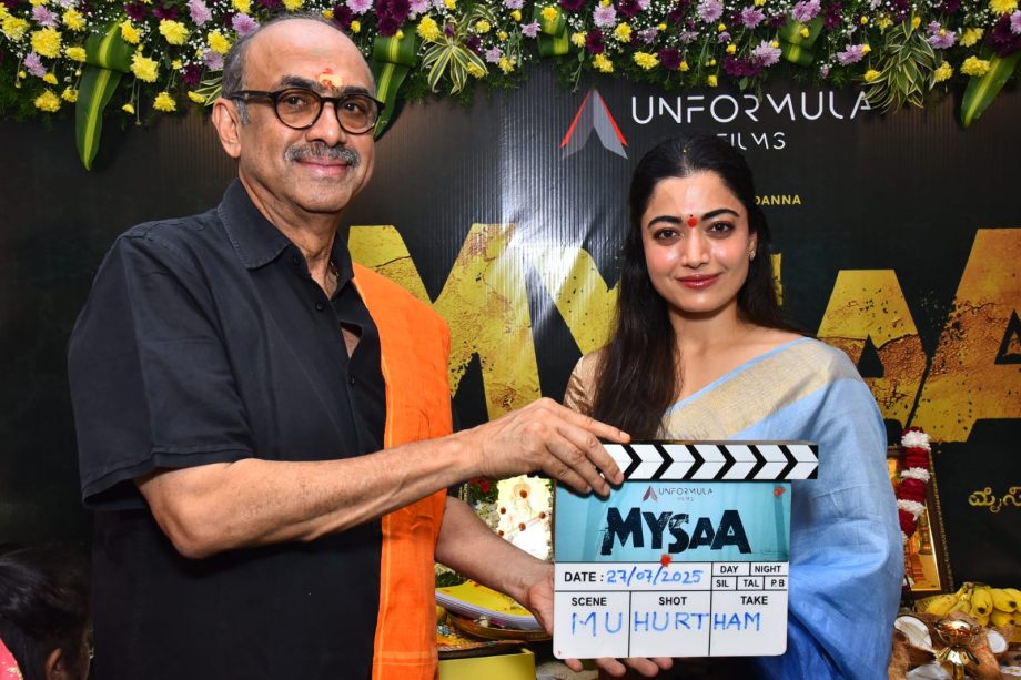 Rashmika Mandanna’s Pan-India Action Drama Mysaa Launched with Grand Ceremony 959333
