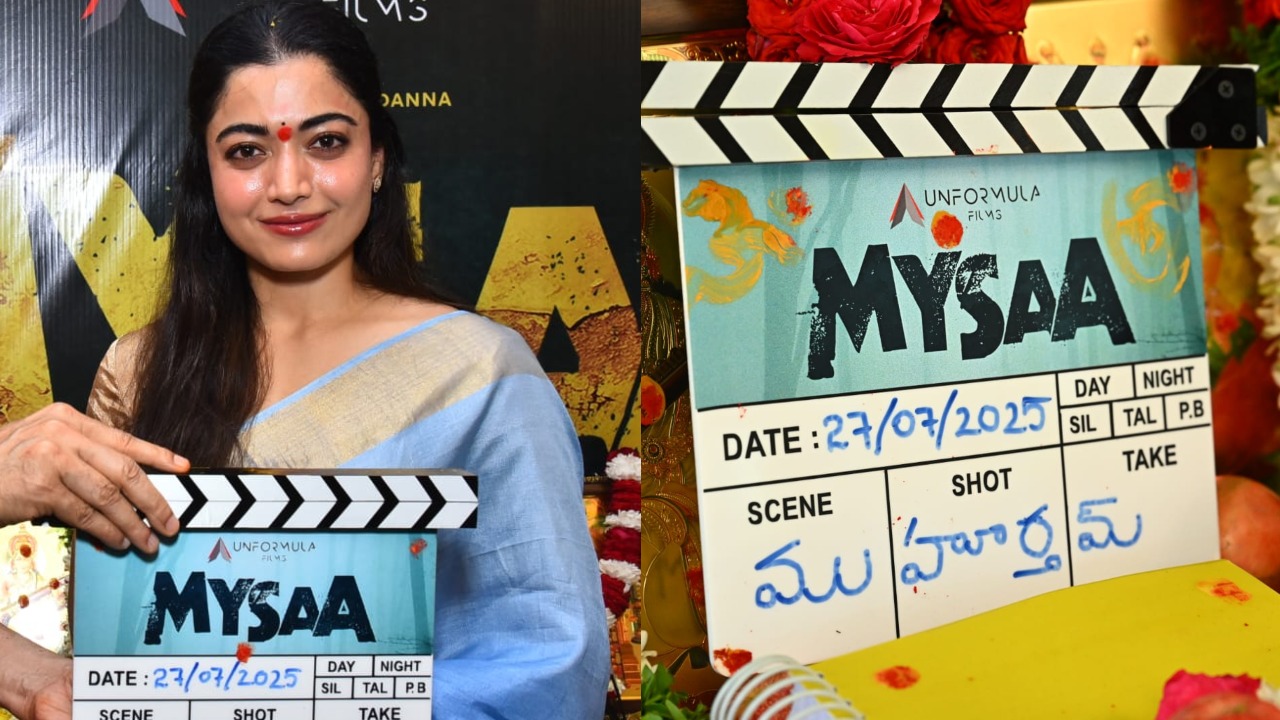 Rashmika Mandanna’s Pan-India Action Drama Mysaa Launched with Grand Ceremony 959335