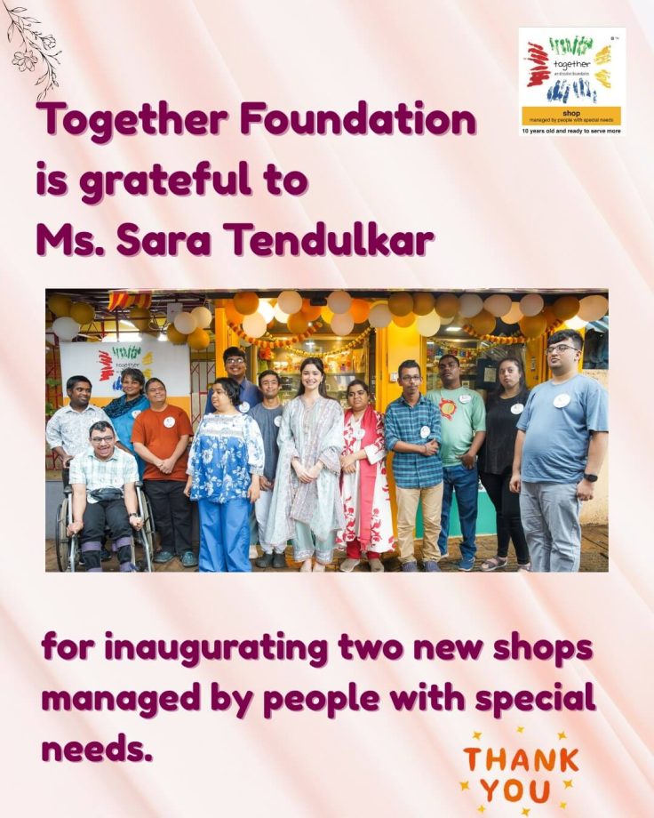 Sara Tendulkar Joins Hands With A Foundation To Empower Special Adults 960187