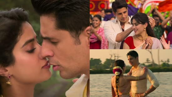 [Song] Sidharth & Janhvi's Almost-Kiss and Chemistry in 