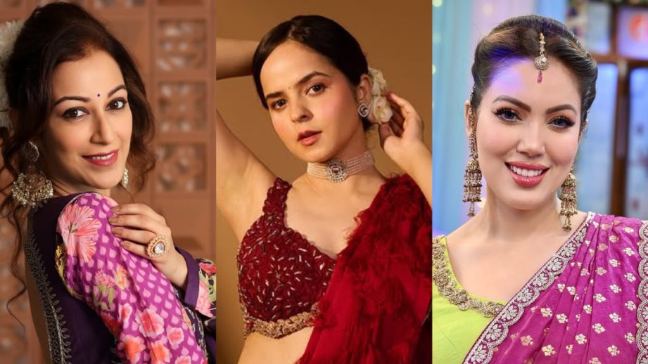 TMKOC's Munmun Dutta, Sunayana Fozdar & Palak Sindhwani Blossom In Ethnic Looks With Floral Hairstyles 957334