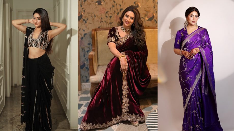 TV Queens Turn Blouse Game On Point – Style Cues From Hina Khan, Divyanka Tripathi, And Shivangi Joshi 955484