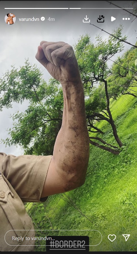Varun Dhawan Shares Intense Army Look From Border 2 Shoot 955027