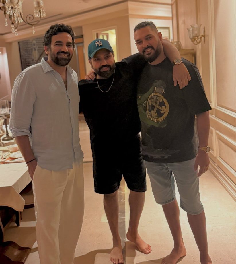 A Buggi Night: Zaheer Khan, Yuvraj Singh and Rohit Sharma's Fun Gathering 962947
