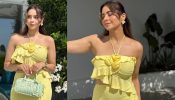 Aamna Sharif Nails the Ultimate Summer Look in a Sunshine Yellow Halter-Neck Gown 963479
