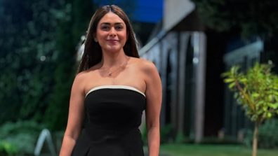 Mrunal Thakur Keeps It Cool and Casual for Girls’ Night Out