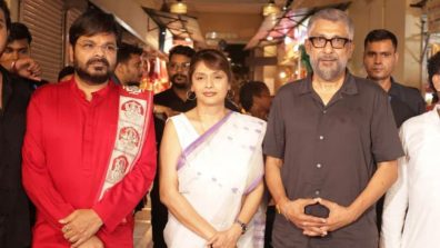 Vivek Ranjan Agnihotri, Pallavi Joshi and Abhishek Agarwal Seek Blessings at Kalighat Kali Temple, Kolkata, Prior to The Bengal Files Trailer Launch!