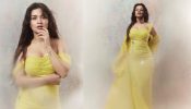 Avneet Kaur Redefines Princess Charm In Yellow Off-shoulder Bodycon Gown 965030