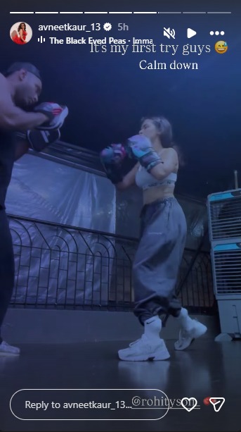 Avneet Kaur Takes Up Boxing with Enthusiasm 963034
