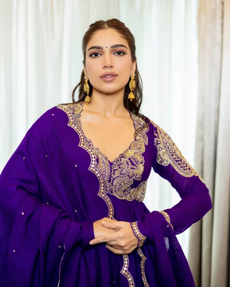 Bhumi Pednekar Dazzles in Regal Purple Elegance 965429