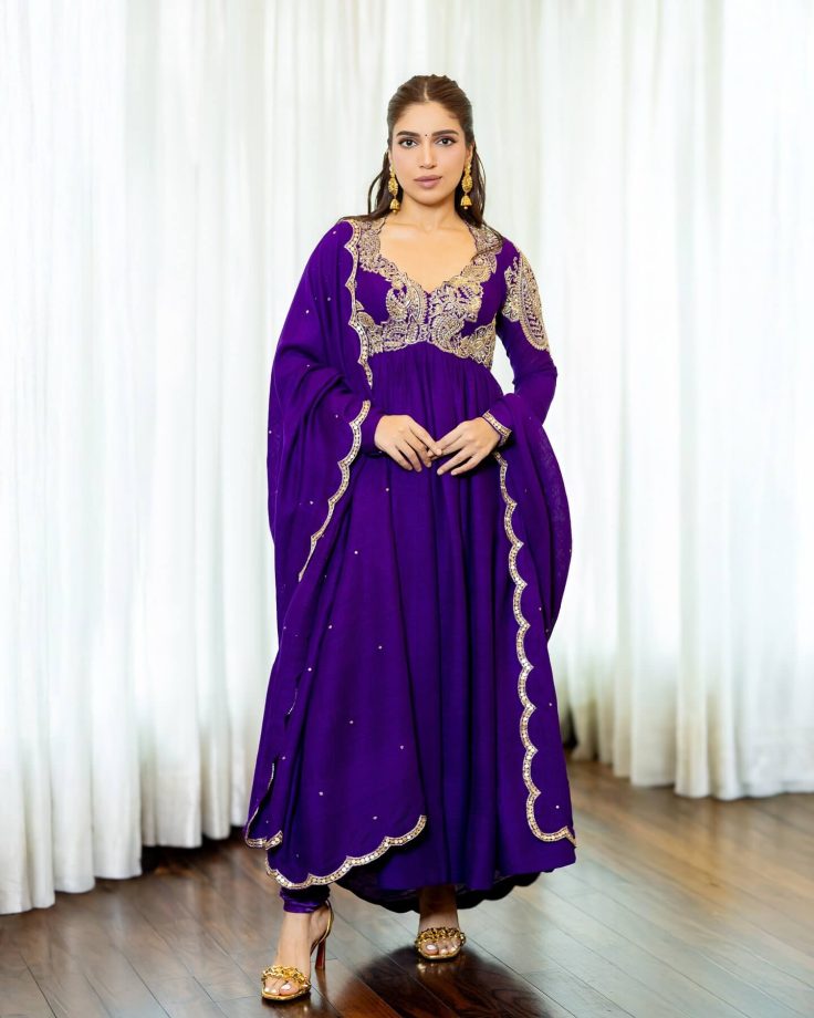 Bhumi Pednekar Dazzles in Regal Purple Elegance 965430