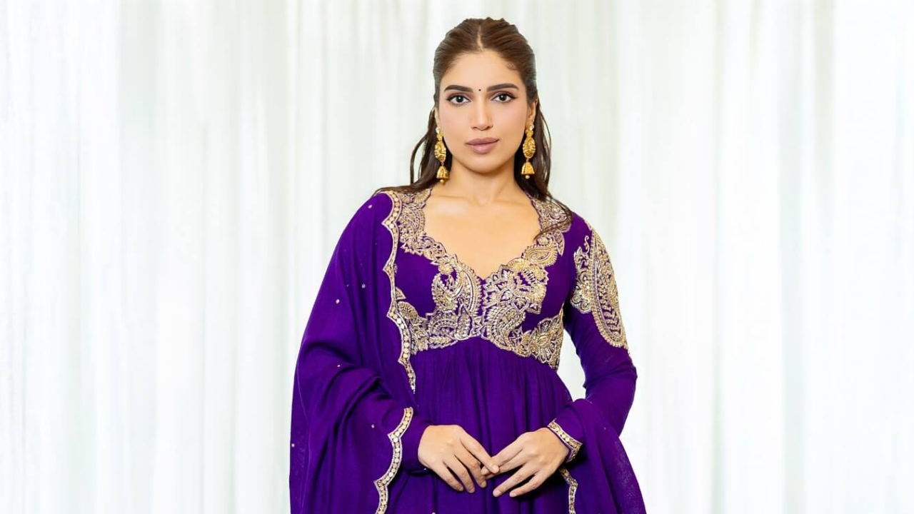 Bhumi Pednekar Dazzles in Regal Purple Elegance 965431
