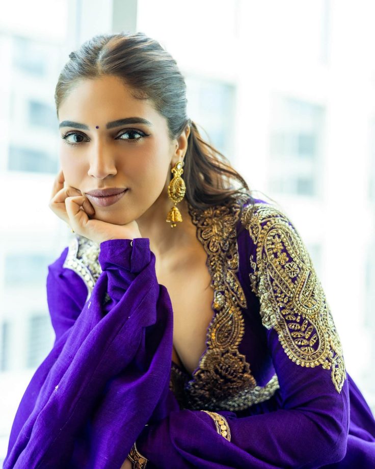 Bhumi Pednekar Dazzles in Regal Purple Elegance 965427