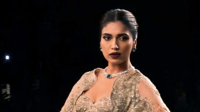 Bhumi Pednekar Stuns in a Royal Gold Co-Ord Lehenga Set