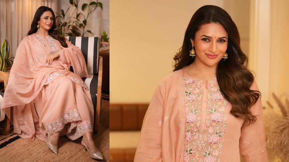 Divyanka Tripathi Shines in Pastel Peach, Dismisses Bigg Boss Rumors 964007