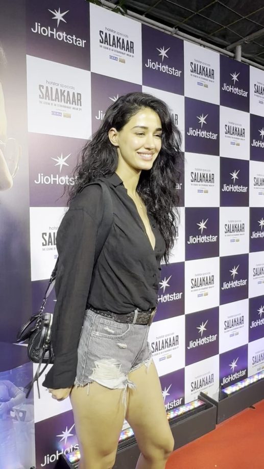 Exes Bump Into Each Other! Disha Patani And Tiger Shroff Twin in Black at ‘Salakaar’ Premiere 961706