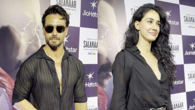 Exes Bump Into Each Other! Disha Patani And Tiger Shroff Twin in Black at ‘Salakaar’ Premiere