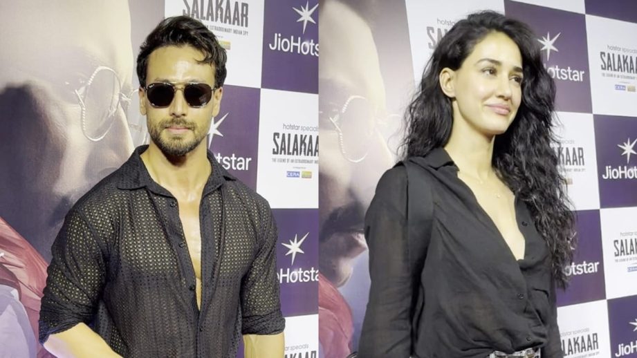 Exes Bump Into Each Other! Disha Patani And Tiger Shroff Twin in Black at ‘Salakaar’ Premiere 961710